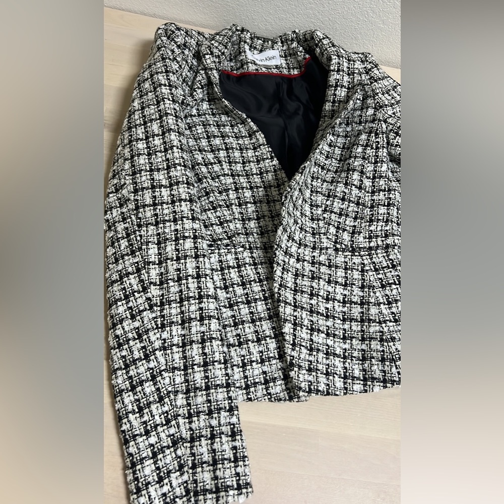 Black and White Blazer